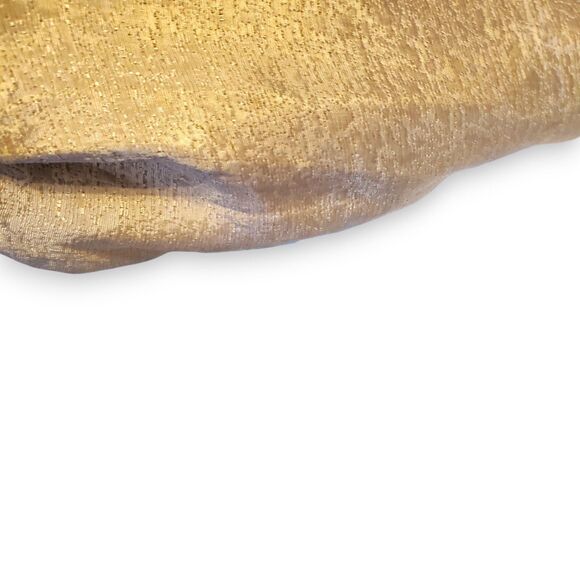 Shoshanna Gold Metallic Brocade Dress Jeweled Collar Woman's Sz 0 The RealReal - Picture 16 of 16